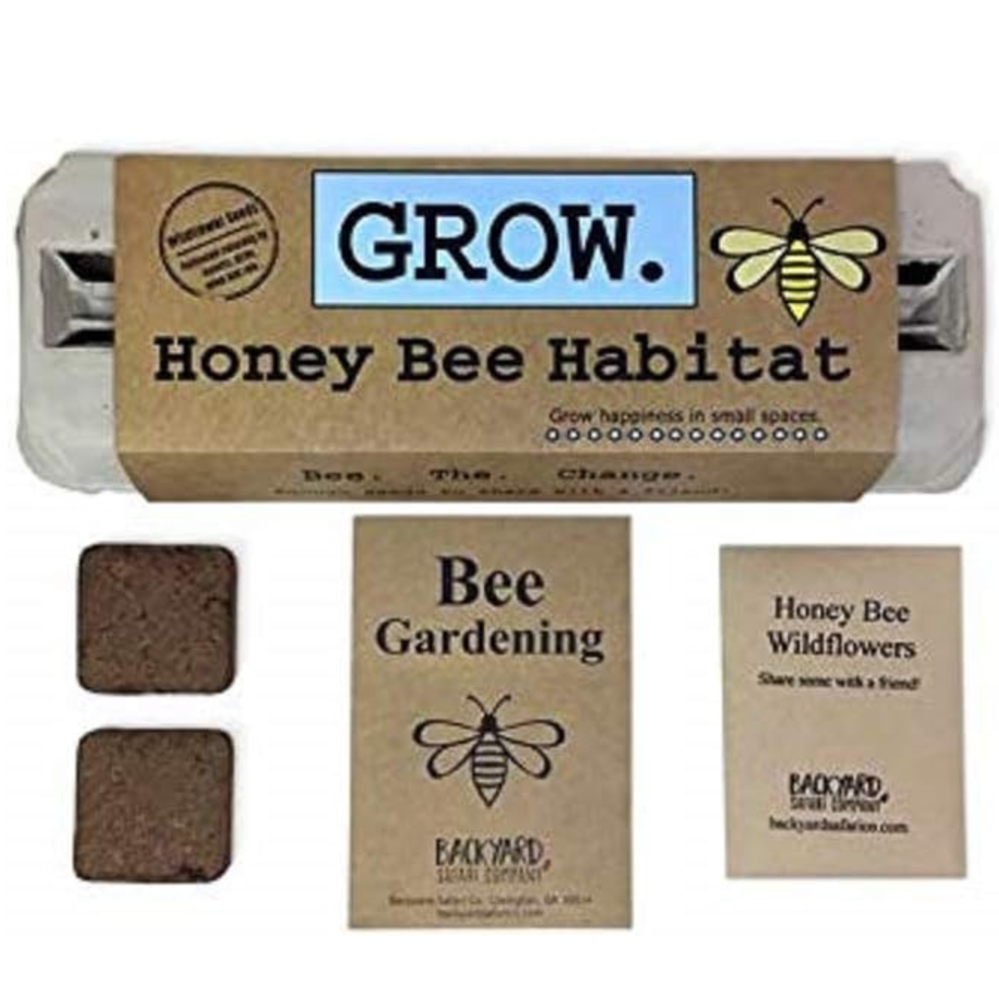 Honey Bee Habitat Flower Garden Grow Kit