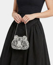 Bolso de Noche Piña Adornado con Pedrería de Cristal Austriaco