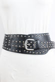 Studded Western Wide Belt – Bold Cowboy Waistband 🤠⛓️ Leto Collection