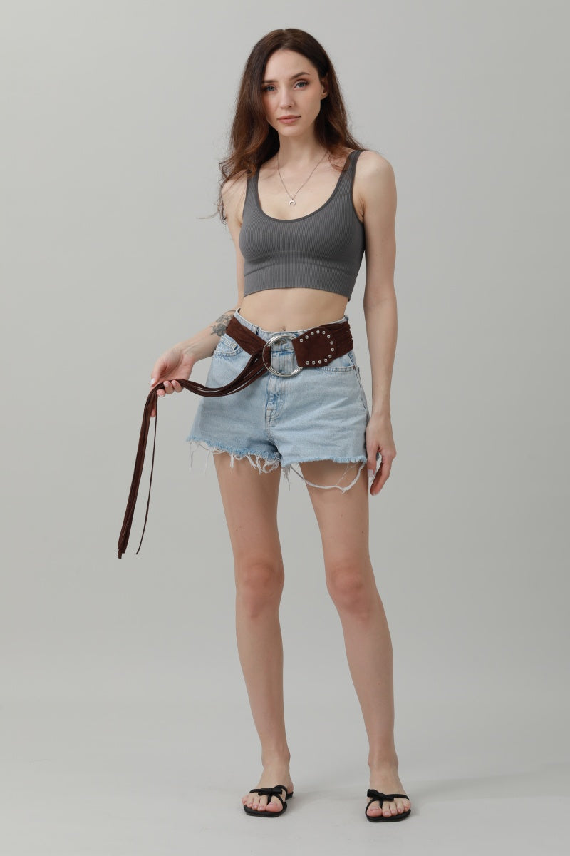 Long Fringe Waist Cincher – Vintage Draped Sash Belt 🌟🤠 Leto Collection