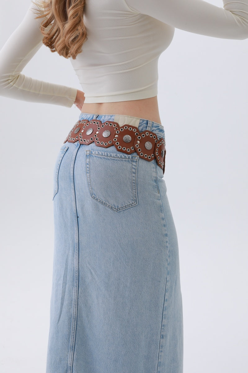 Classic Western Leather Belt – Vintage Cowboy Style ⚜️🤠 Leto Collection