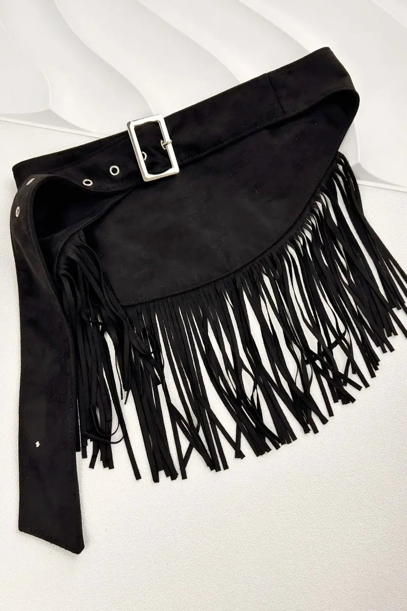 Ethnic Jazz Waist Cincher – Bohemian Fringe Belt✨🎷&nbsp; Leto Collection