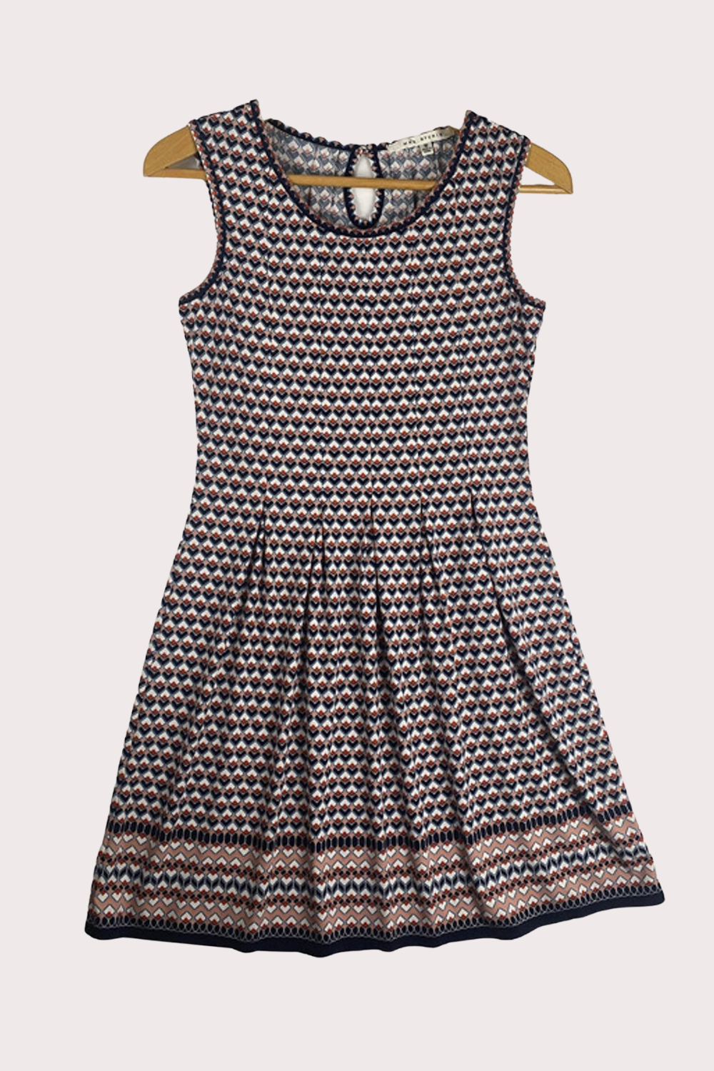 MAX STUDIO Geometric Print Career Dress