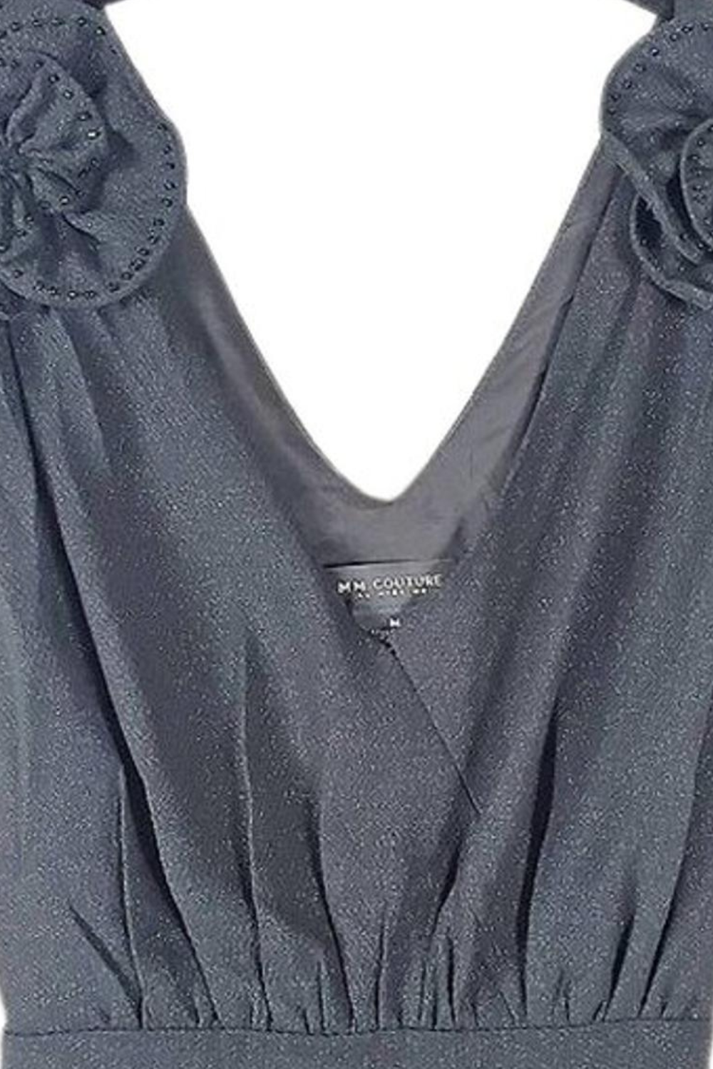 MISS ME Metallic Black Sparkle Party Dress
