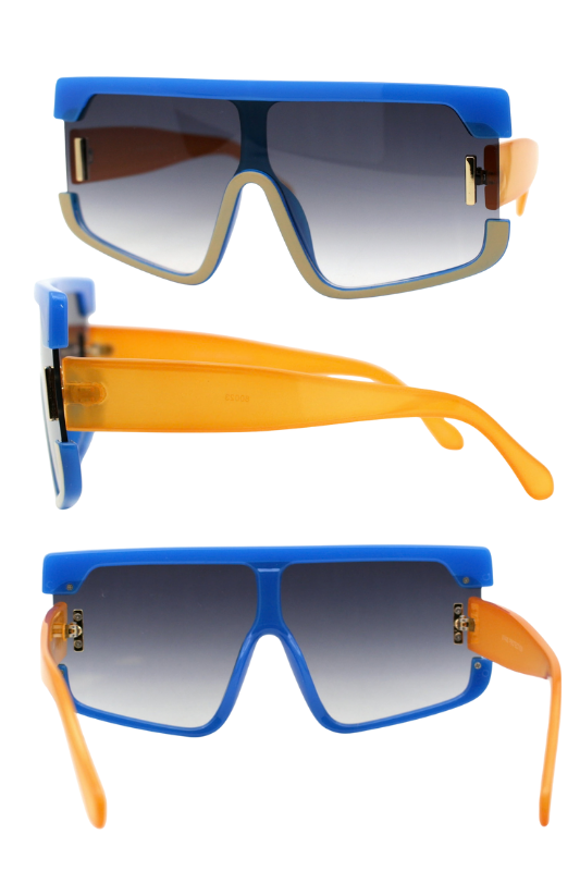 Iconic 80's Colorblock Sunglasses