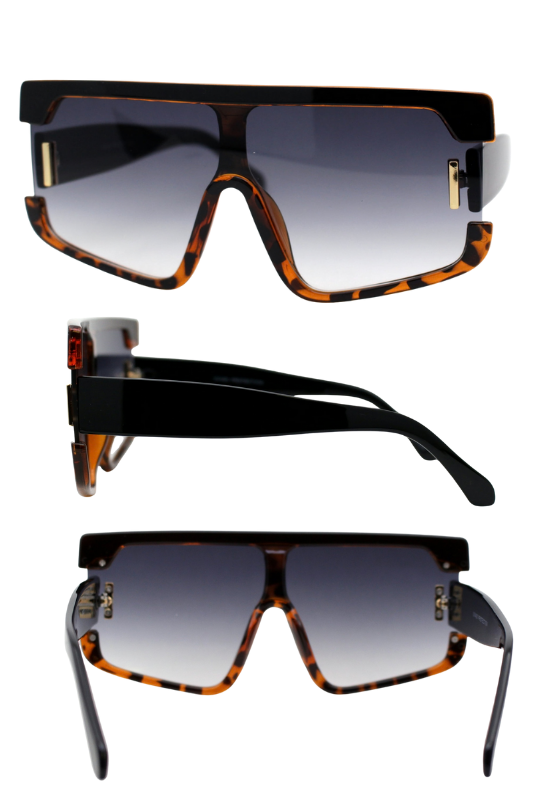Iconic 80's Colorblock Sunglasses