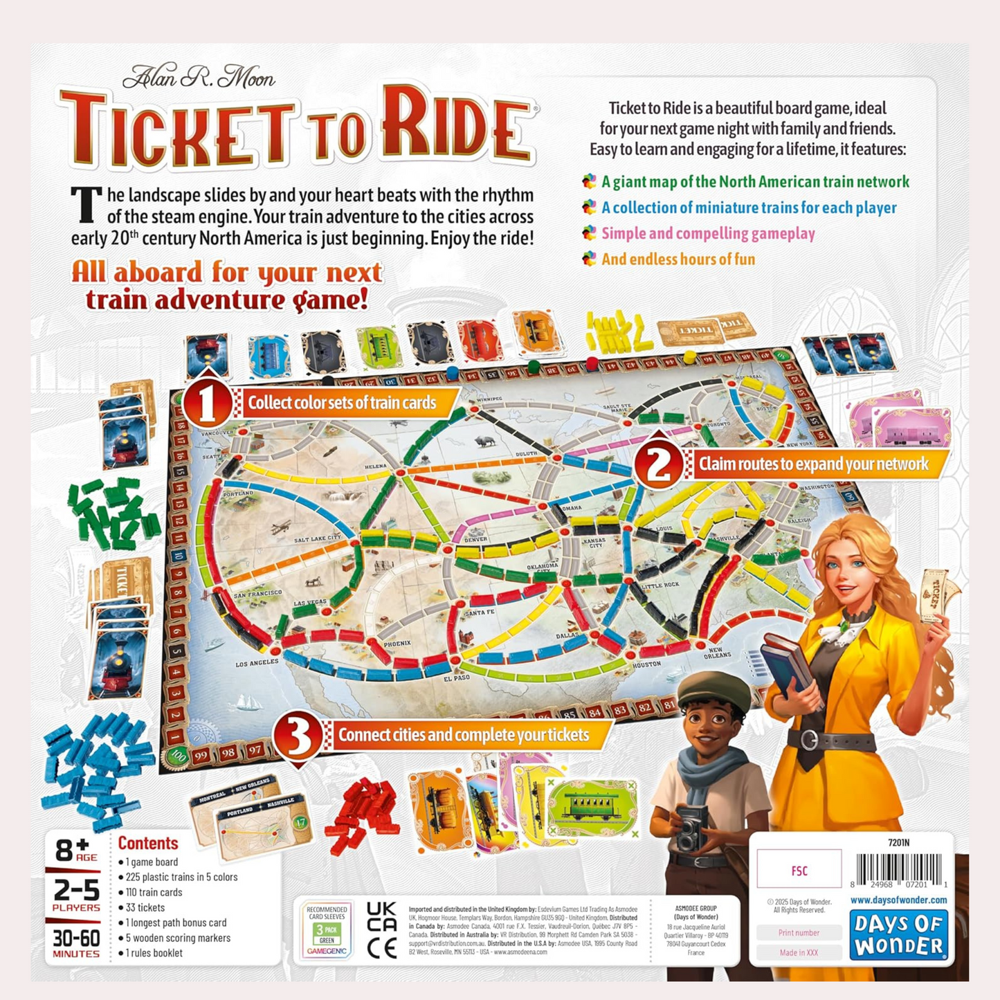 Ticket To Ride Family Party Strategy Game