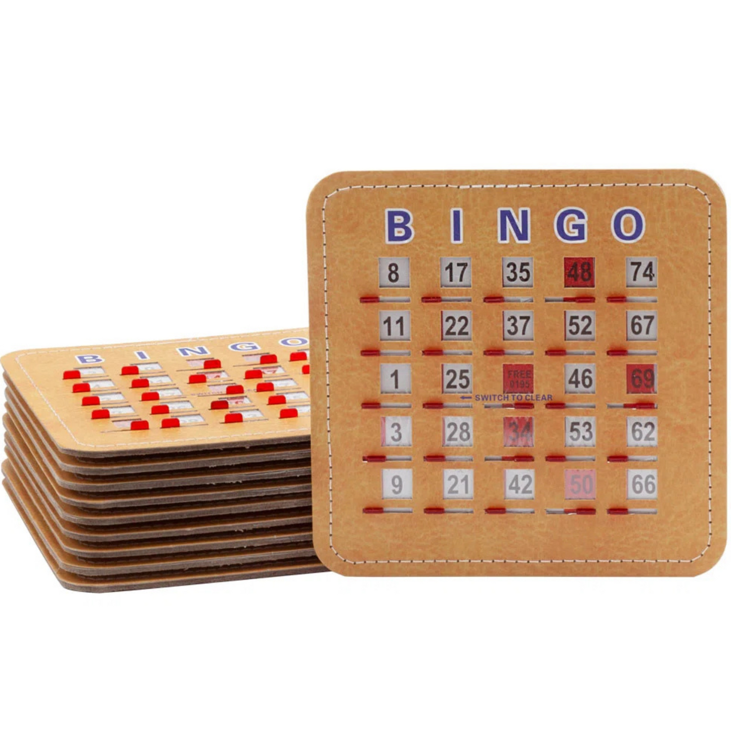 Deluxe Bingo Night Game Set with Large Brass Cage