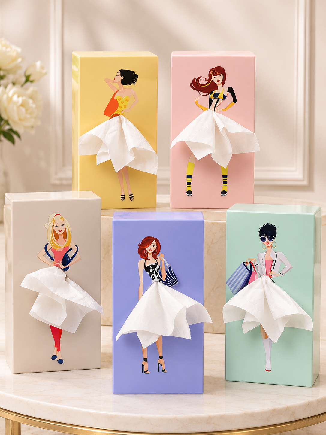Creative Centerfold Tissue Box