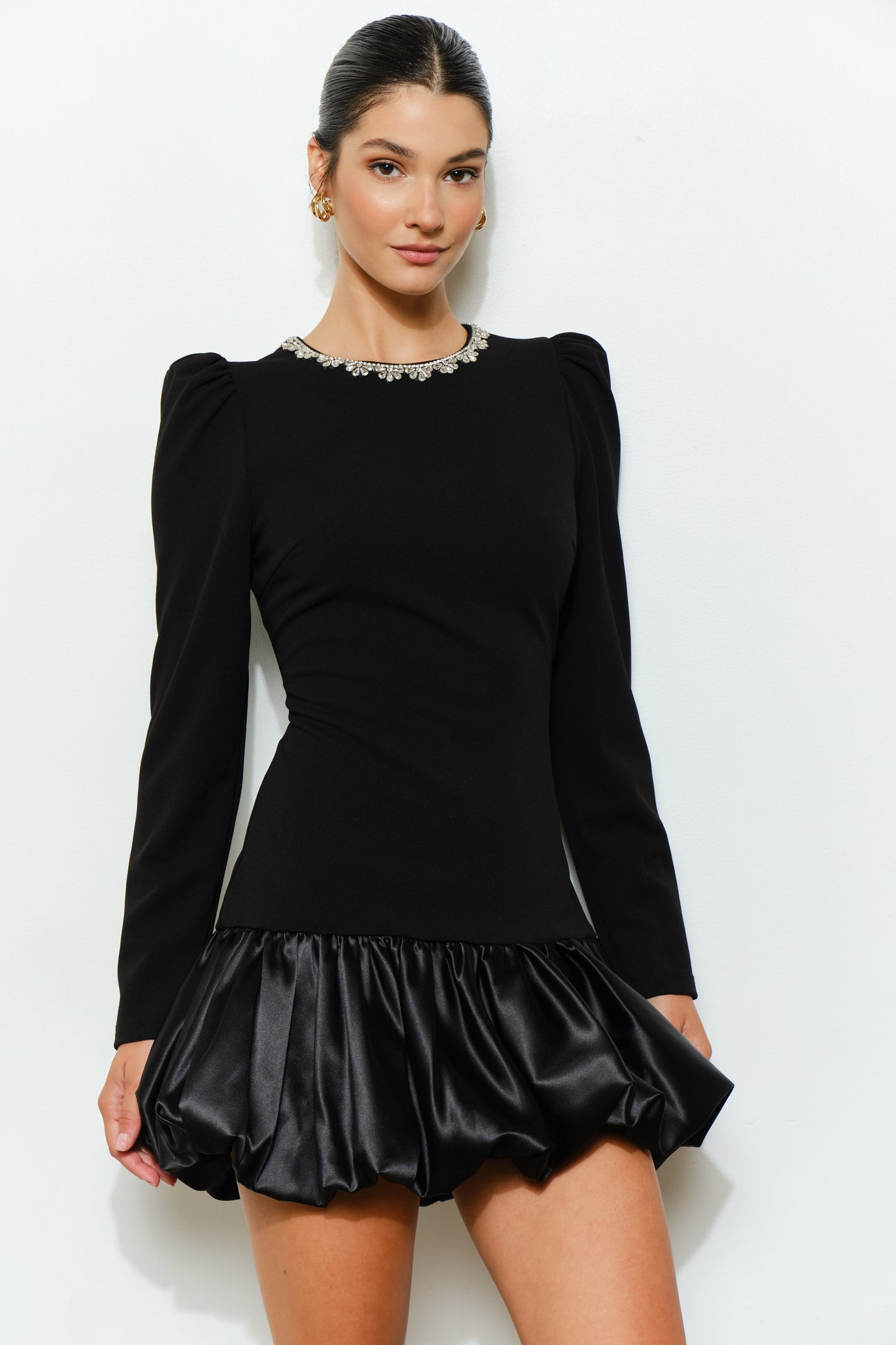 Bling Baubles Black Bubble Dress