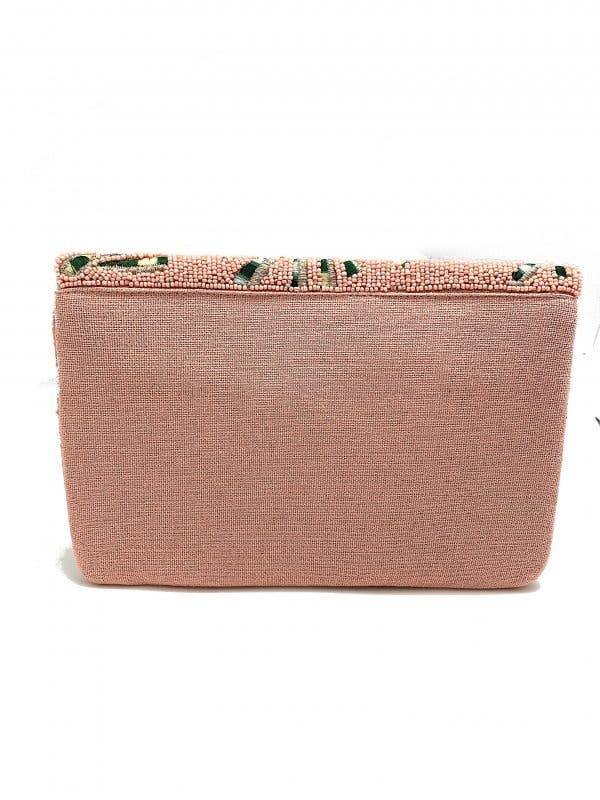 Sienna Starburst Seed Bead Crossbody Chain Clutch Boho Gift Handbag