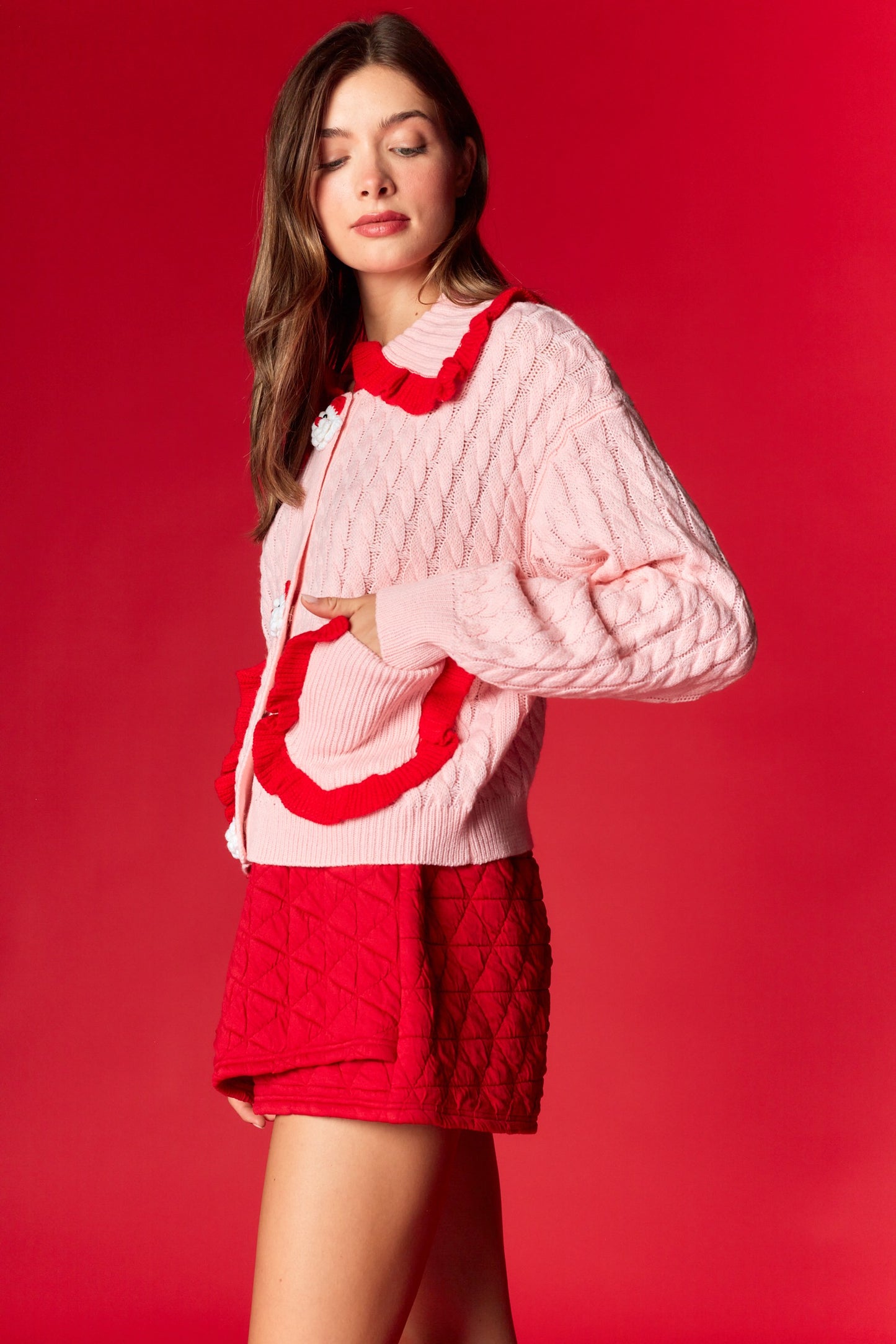 The Sleigh All Day Santa Claus Cardigan