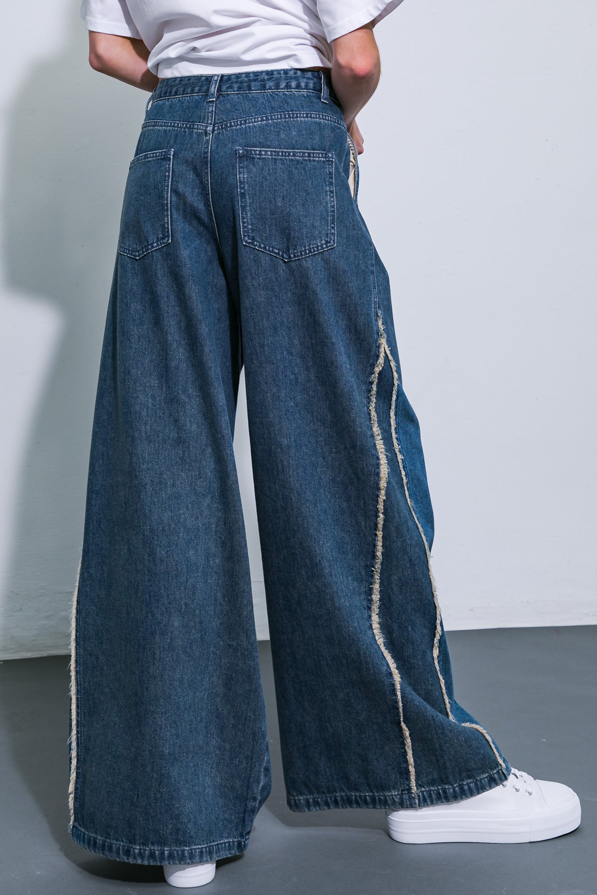 ALL OR NOTHING WASHED DENIM JEANS