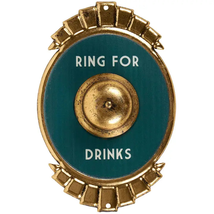 Ring For Drinks Bell Wall Decor