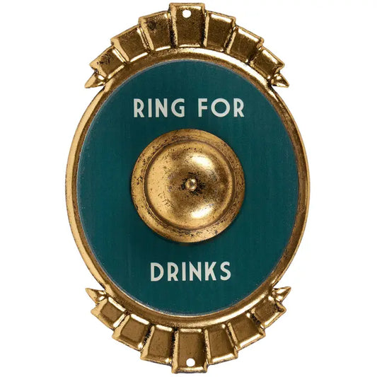 Ring For Drinks Bell Wall Decor