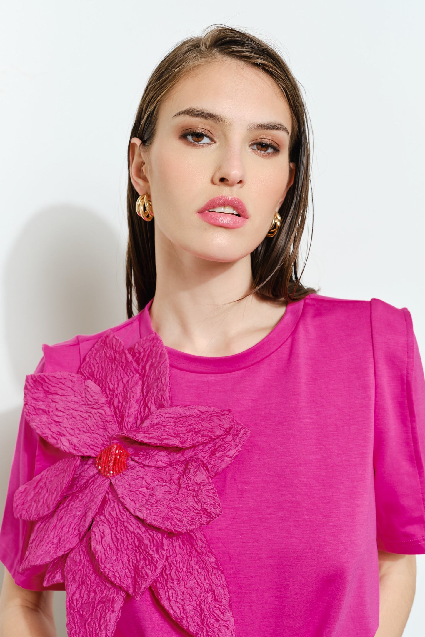 Pink Petal Power Tee Top