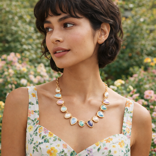 On The Horizon Gold Link Chain Necklace