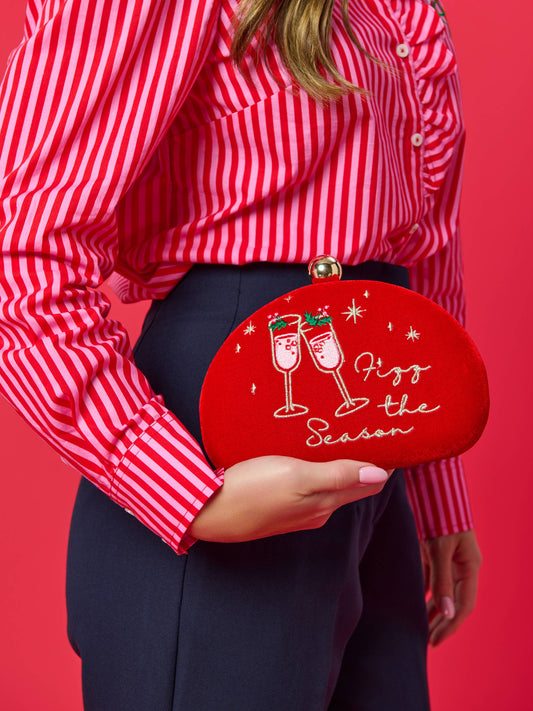 Christmas Fizz The Season Mini Crossbody Handbag