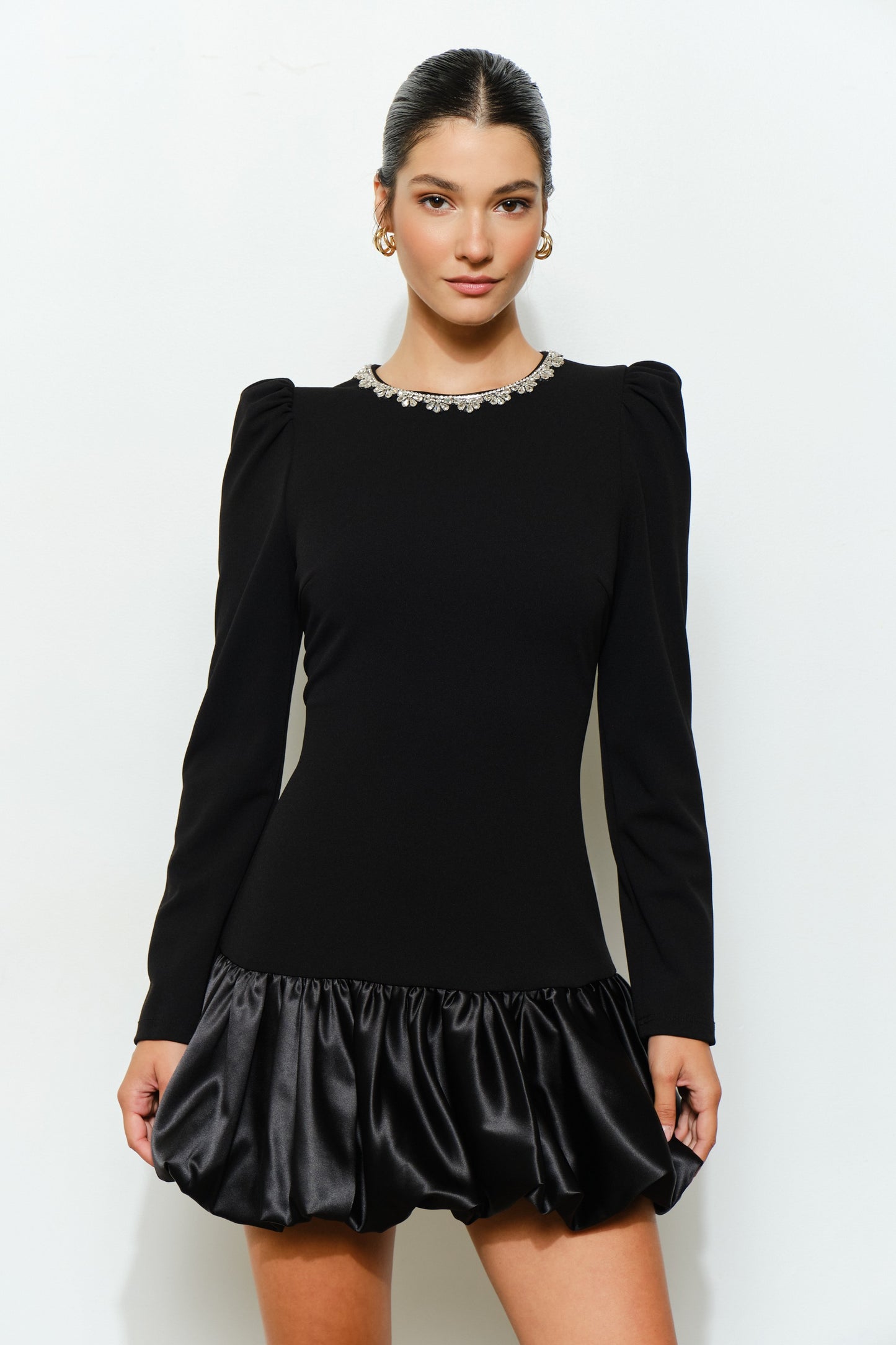 Bling Baubles Black Bubble Dress
