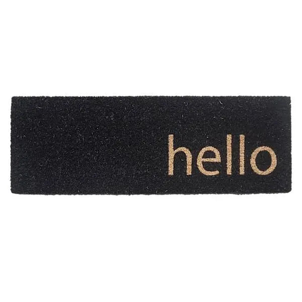 Designer Font HELLO Coir Doormat