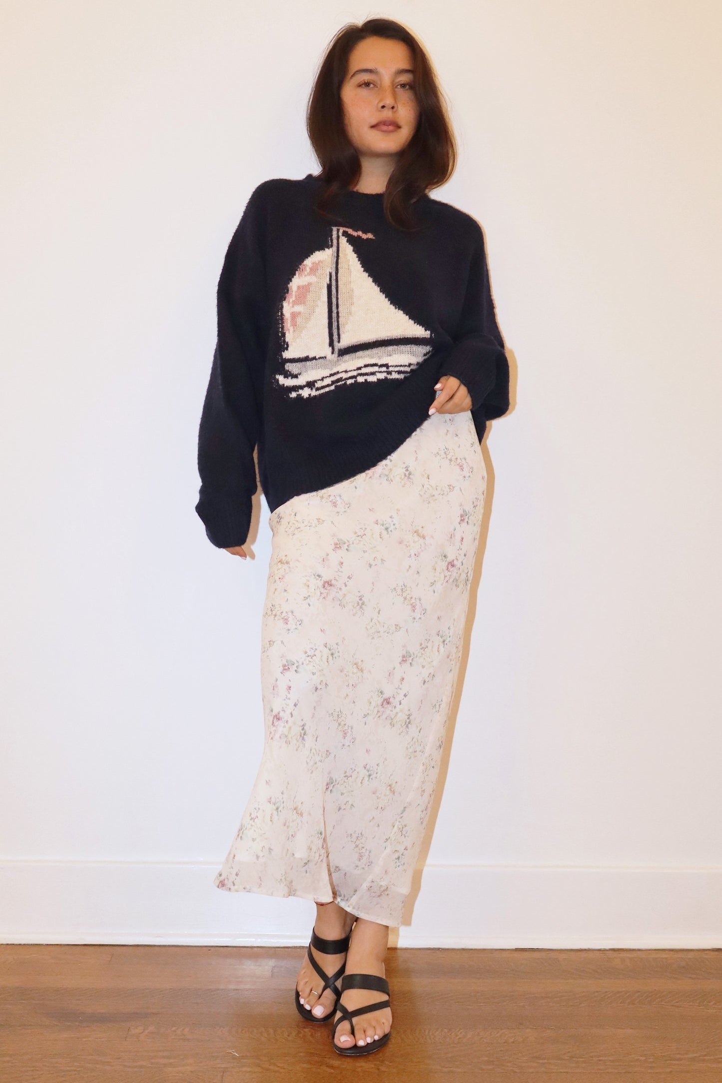 White Sails Wool Blend Sweater