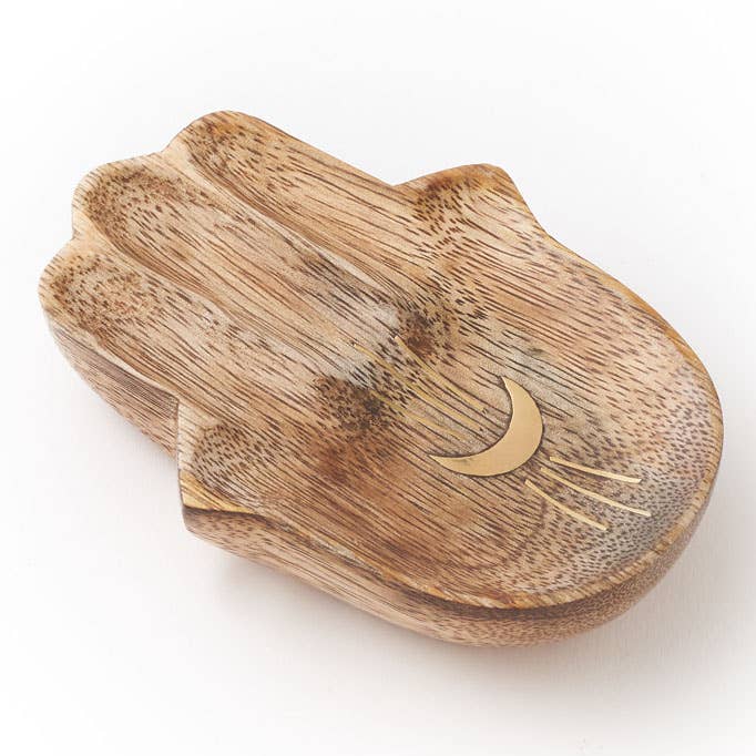 Fair Trade Hand Carved Wooden Trinket Trays