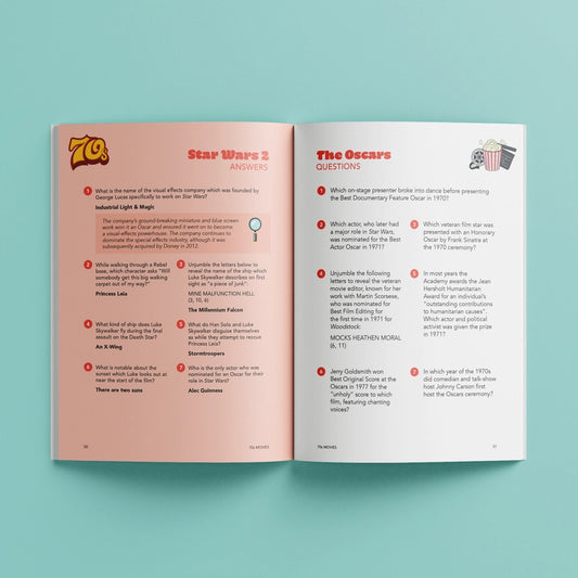 The 70's Groovy Questions Trivia Game