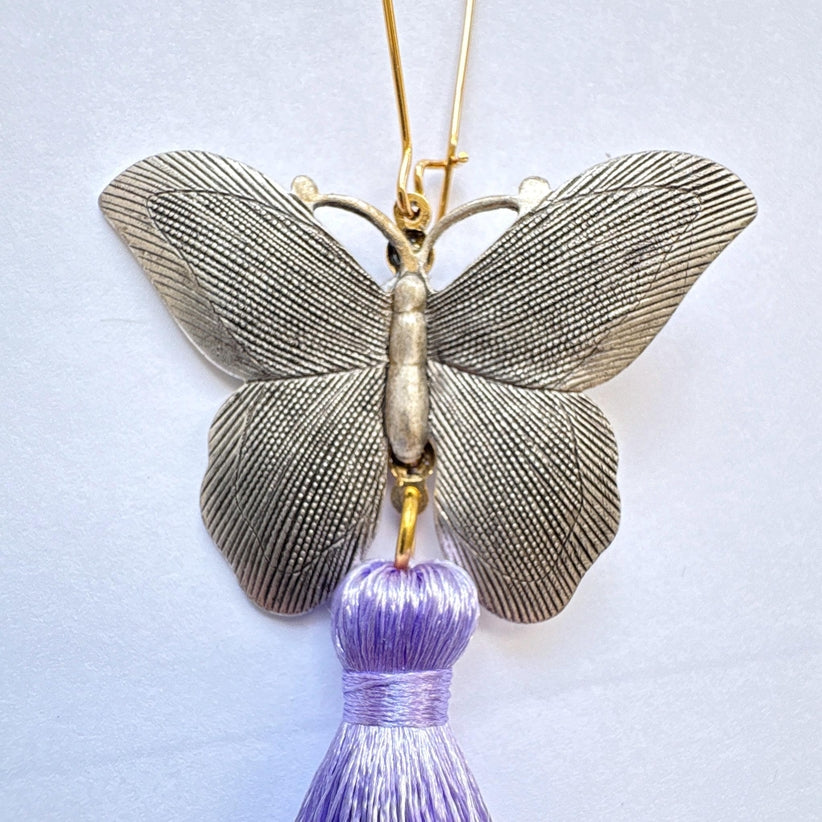 Lenora Dame Butterfly Garden Dangle Earrings