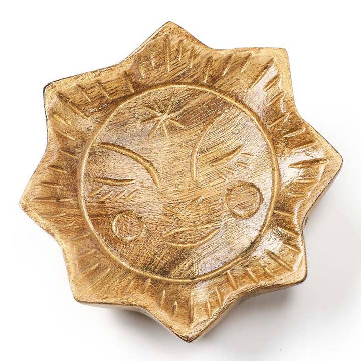 Fair Trade Hand Carved Wooden Trinket Trays