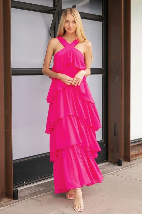 Ready To Ruffle Maxi Dress