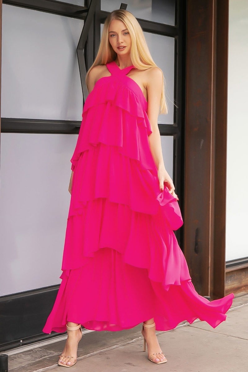 Ready To Ruffle Maxi Dress