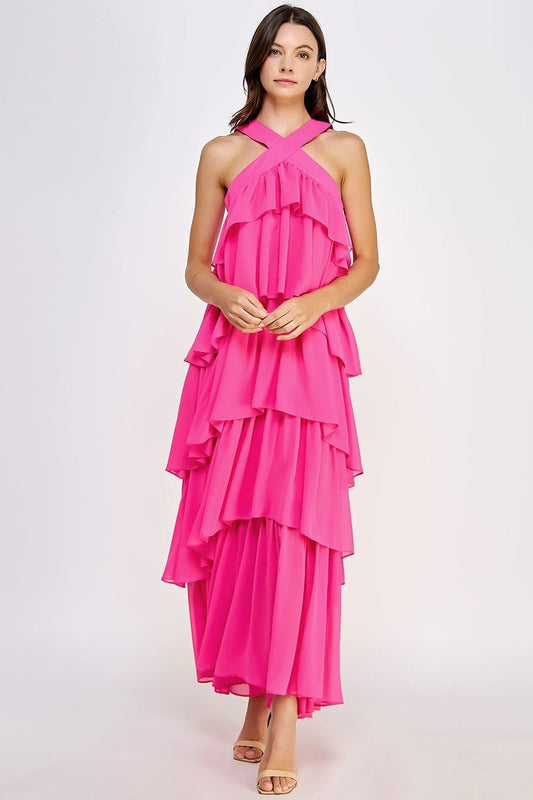 Ready To Ruffle Maxi Dress