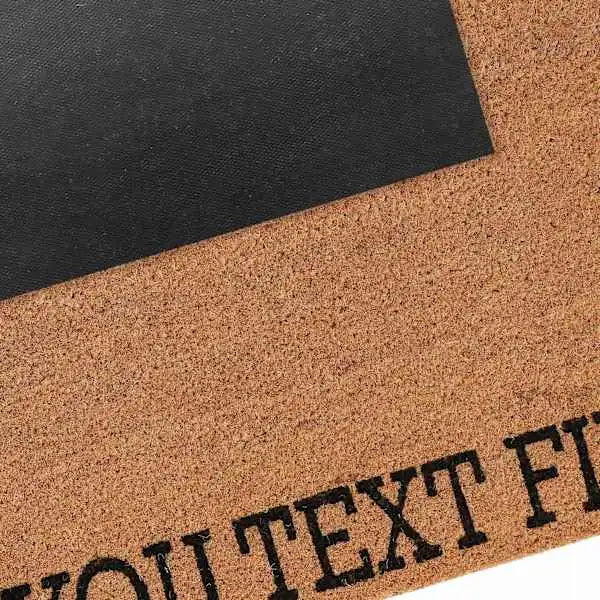 Text First Witty Fun Coir Doormat