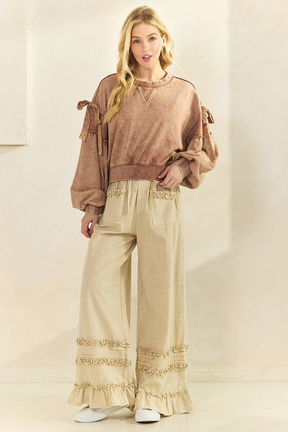 Ready To Ruffle Bohemian Pants