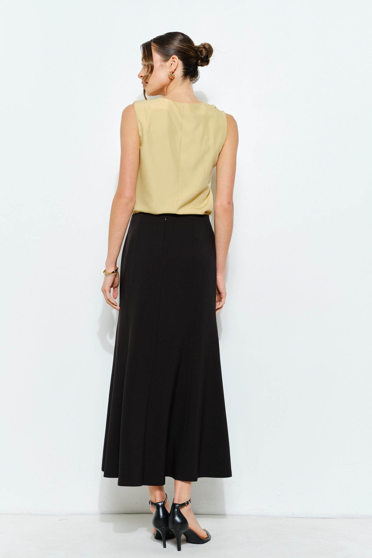 Dara Asymmetric Drape Ring Top