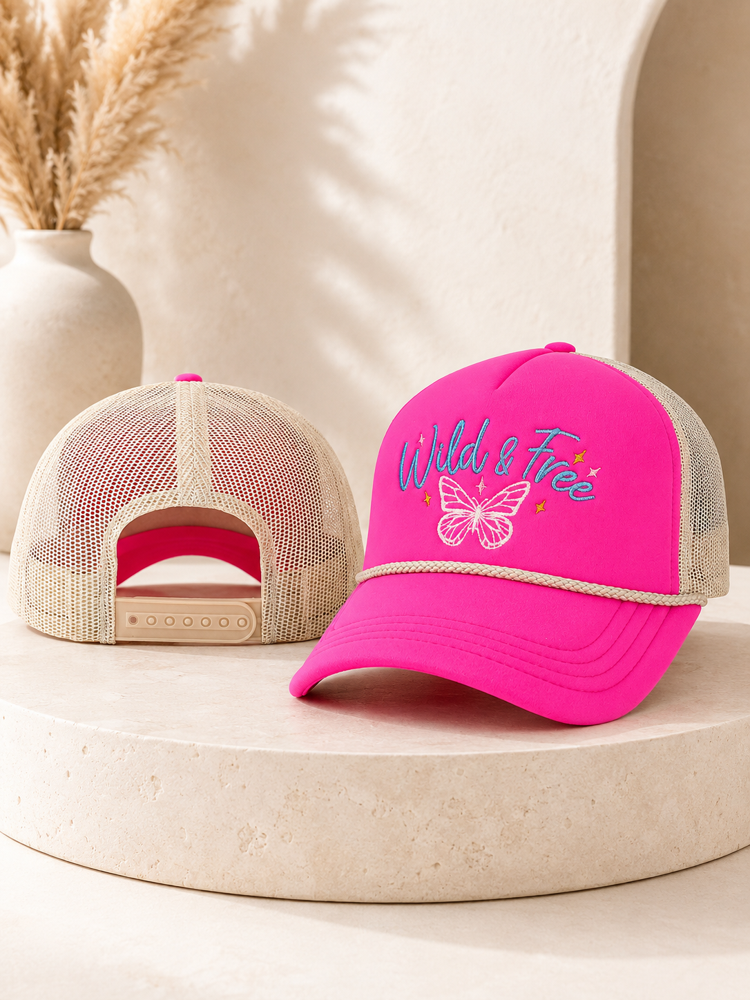WILD and FREE Embroidered Mesh Baseball Cap