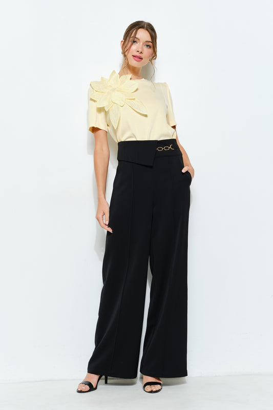 Yellow Petal Power Tee Top