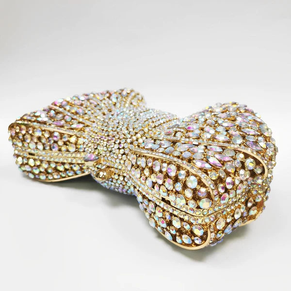 Bolso de Noche Piña Adornado con Pedrería de Cristal Austriaco