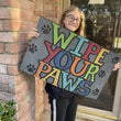 Wipe Your Paws Pets Theme Doormat