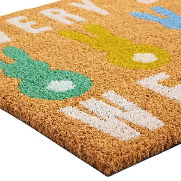 Every Bunny Is Happy Easter Doormat