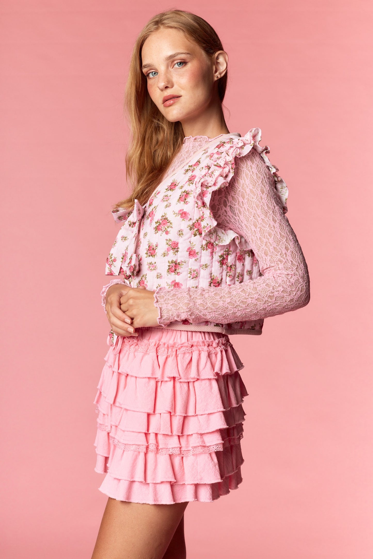 Rose Garden Romance Quilted Vest