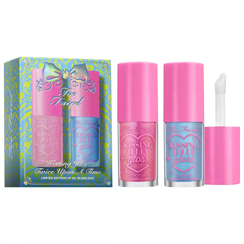 Too Faced Kissing Jelly Lip Oil Gloss Duo