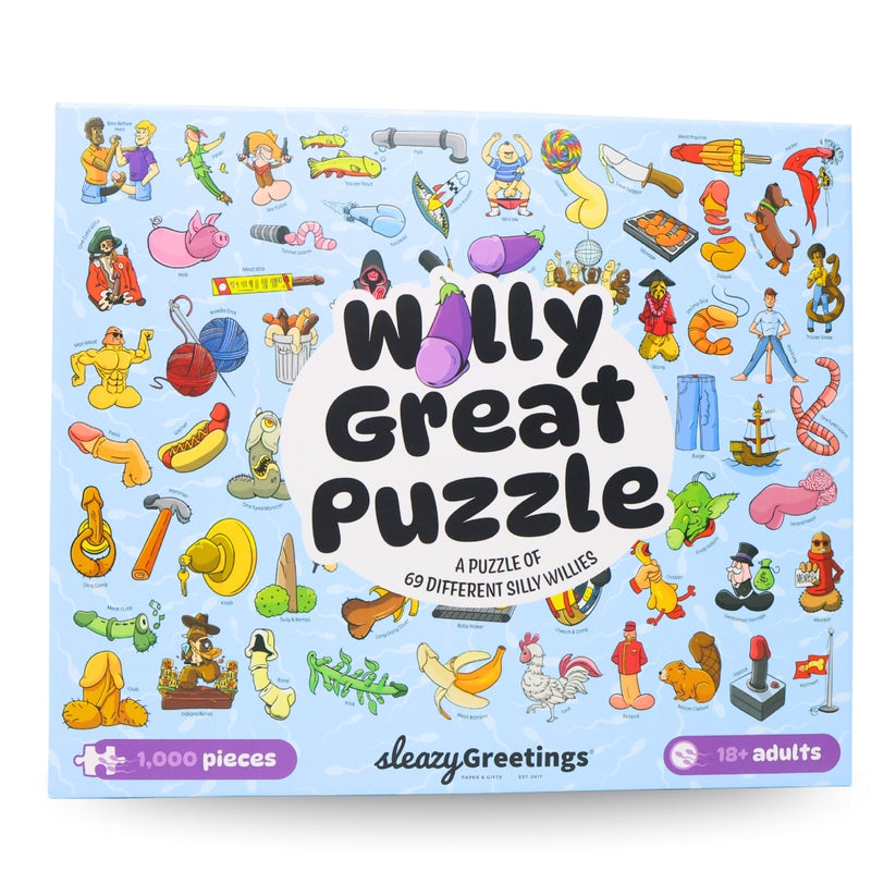 Willy Great Puzzle - Funny Penis Themed Jigsaw Puzzle