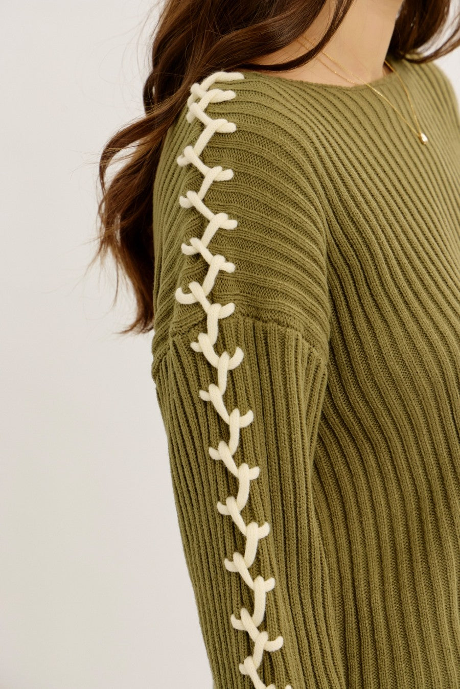 A STITCH IN TIME KNIT SWEATER
