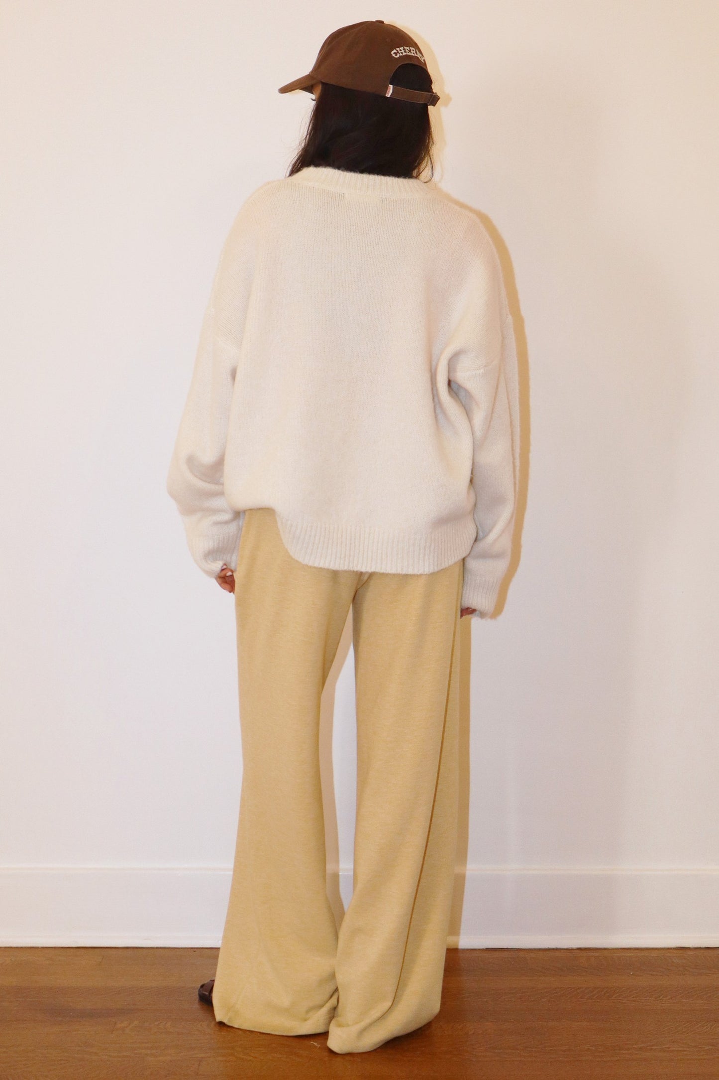 Drop Me A Line Fish Graphic Wool Sweater