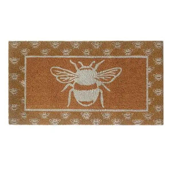 Always BEE On Time Long Coir Doormat