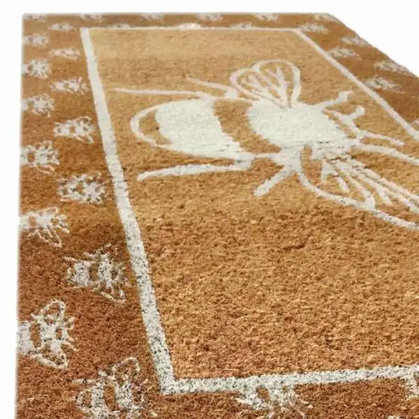 Always BEE On Time Long Coir Doormat