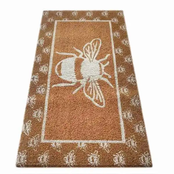 Always BEE On Time Long Coir Doormat