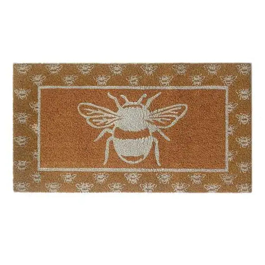 Always BEE On Time Long Coir Doormat