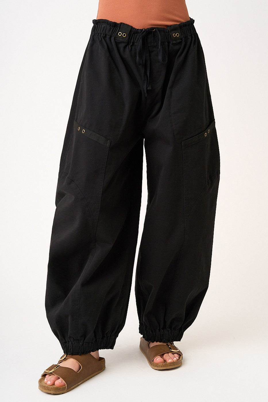 Weekend Wanderlust Twill Parachute Pants